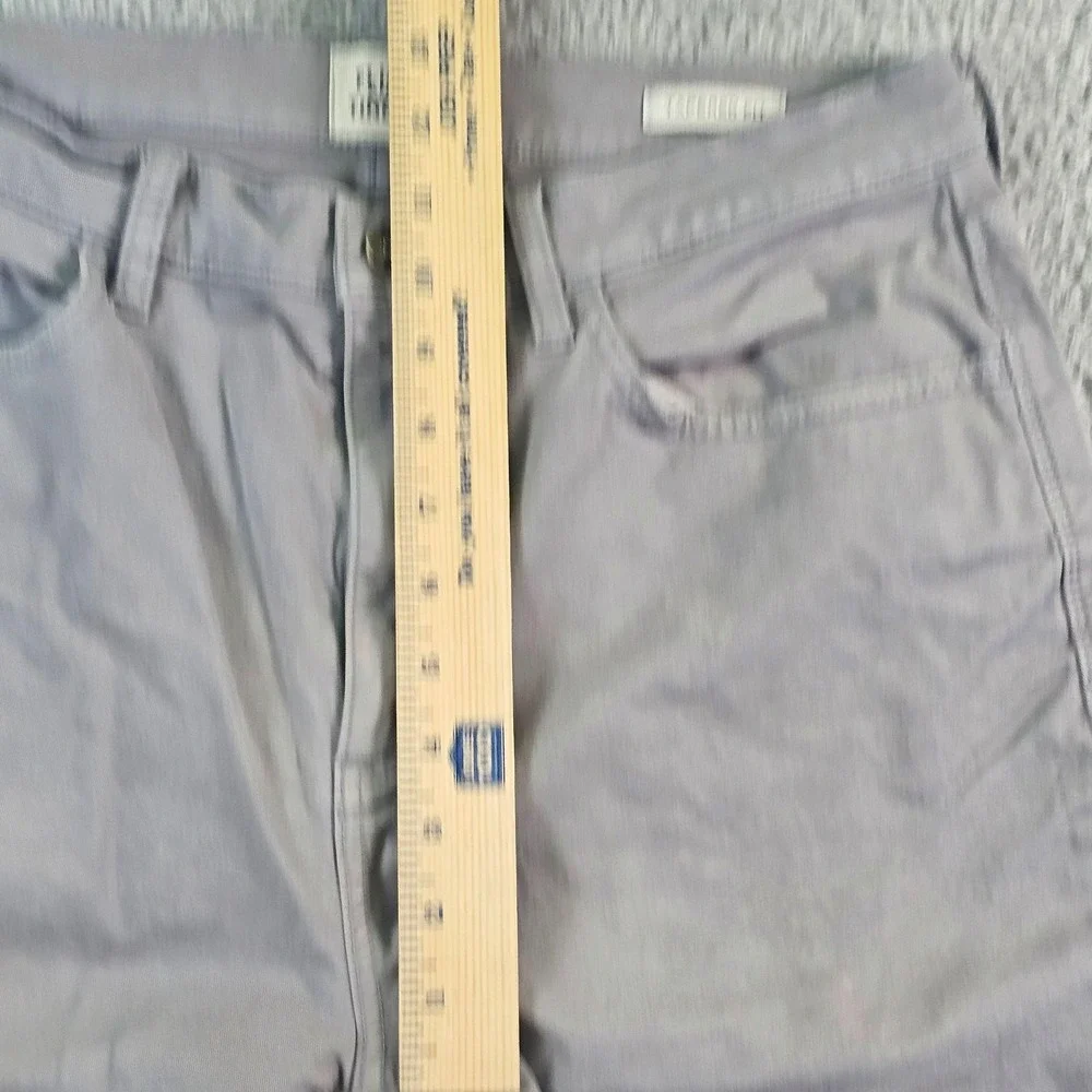 Flint And Tinder Pants Mens 33x34 Gray Chino 5 Pocket Tapered Fit Stretch Casual